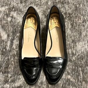 Cole Haan women’s Nike Air Black Patent leather pump heel shoes 8 1/2 B